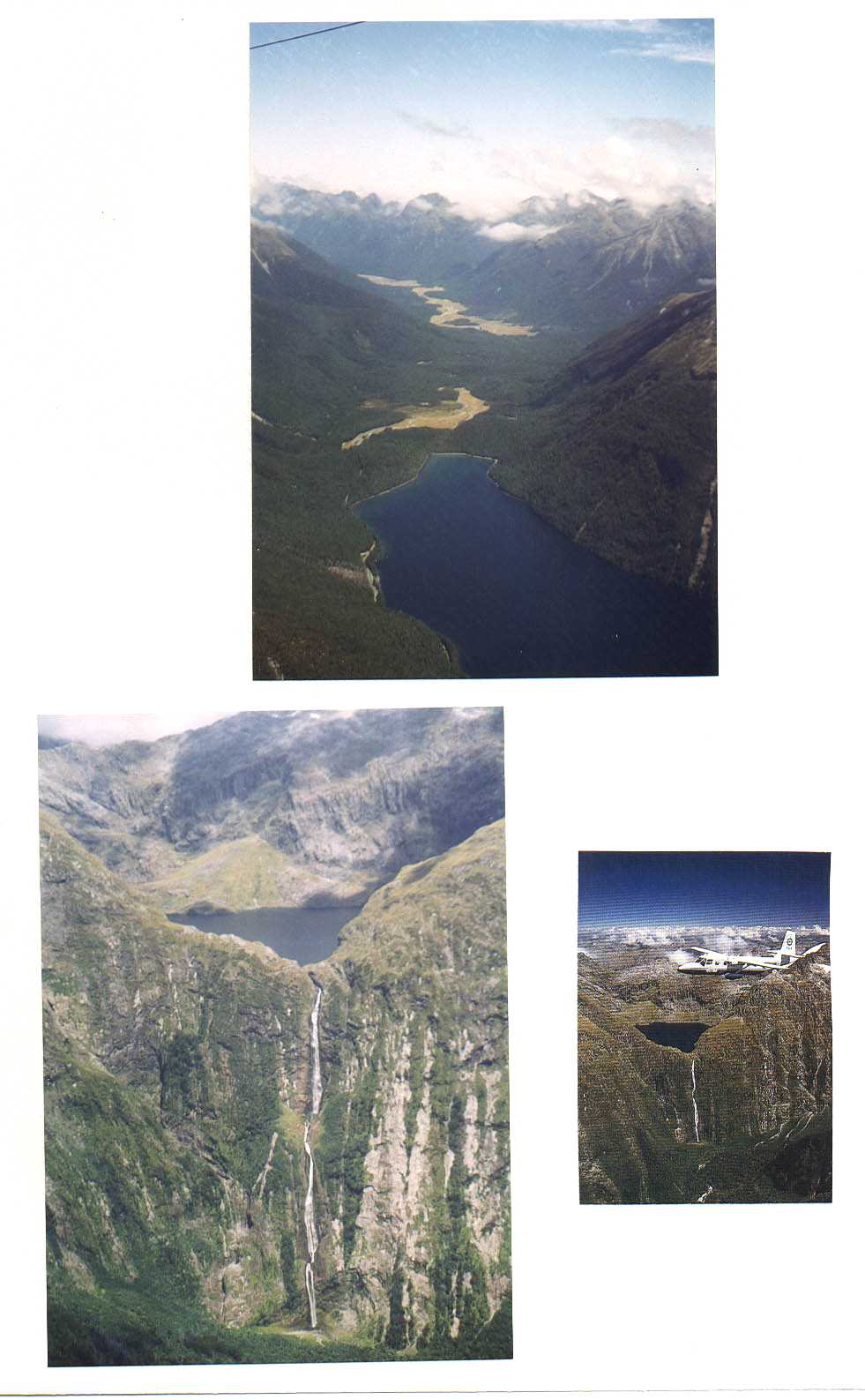 Flight from Milford Sound New Zealand