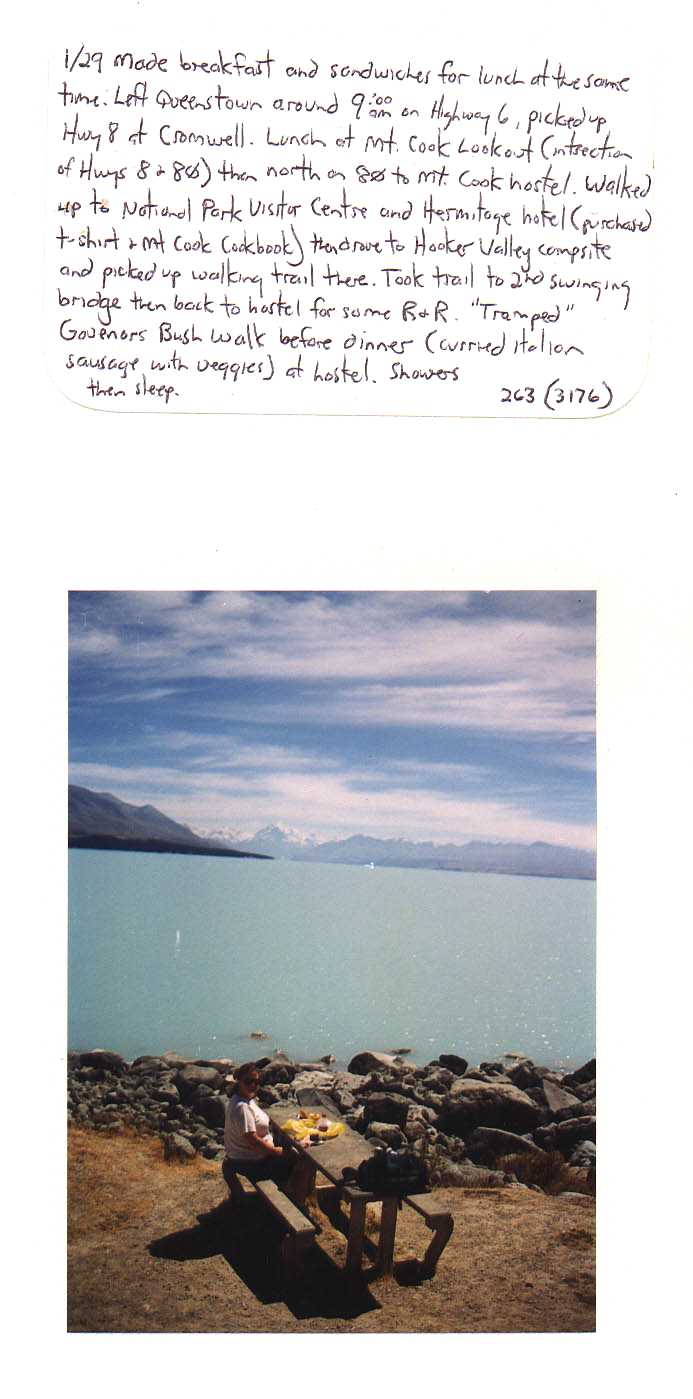 Road to Mount Cook New Zealand