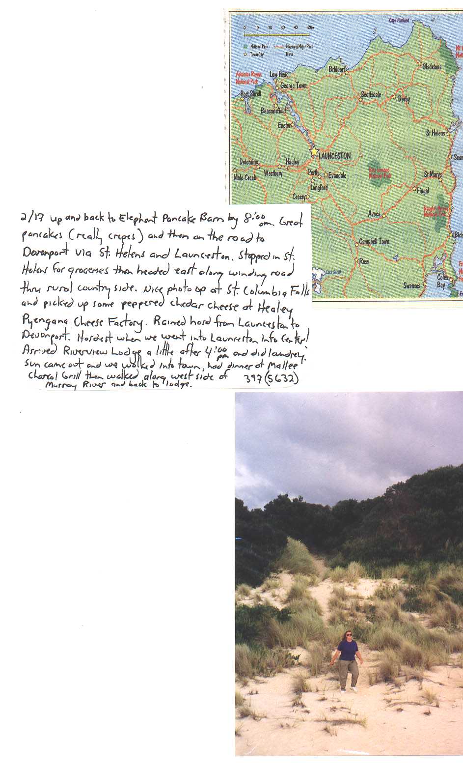 Road to Devonport Australia