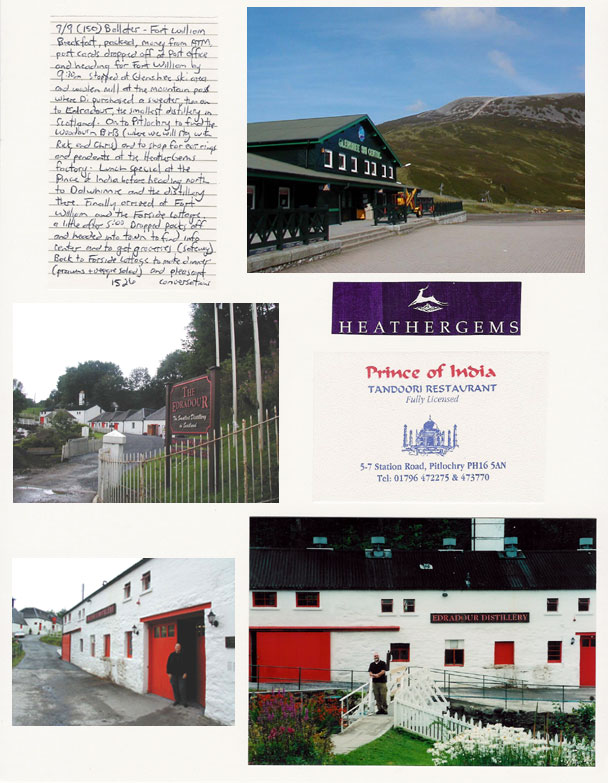 Glenshee and Edradour Distillery
