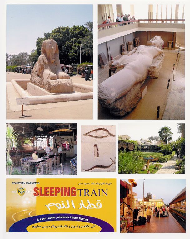 Memphis, Alezba Village and Train to Aswan