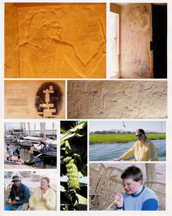 Tomb of Khaemhet and Banana Island