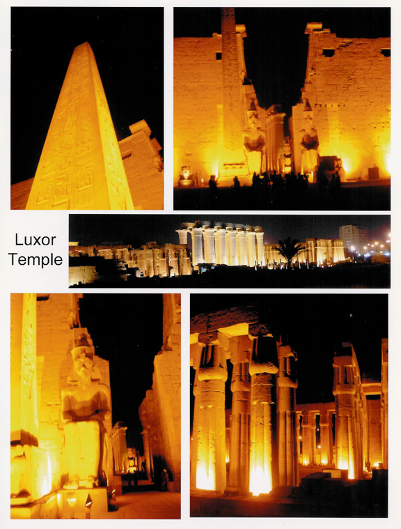 Luxor Temple at Night
