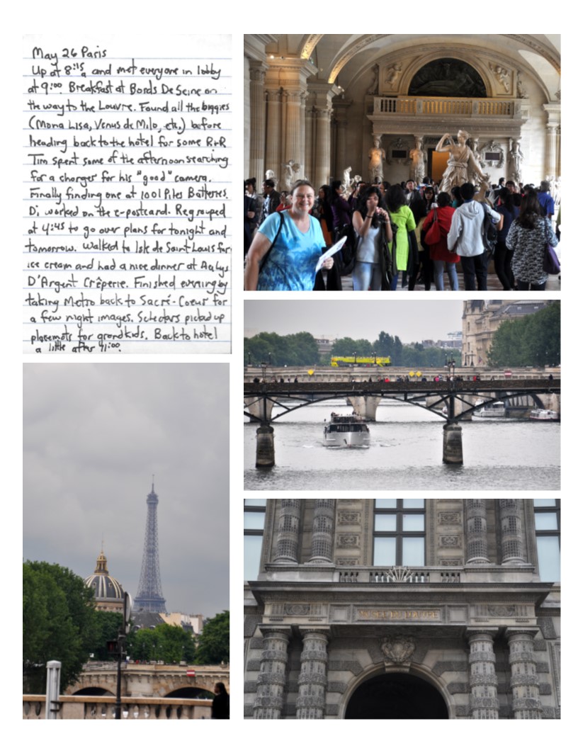 Heading to the Louvre Museum, Paris 