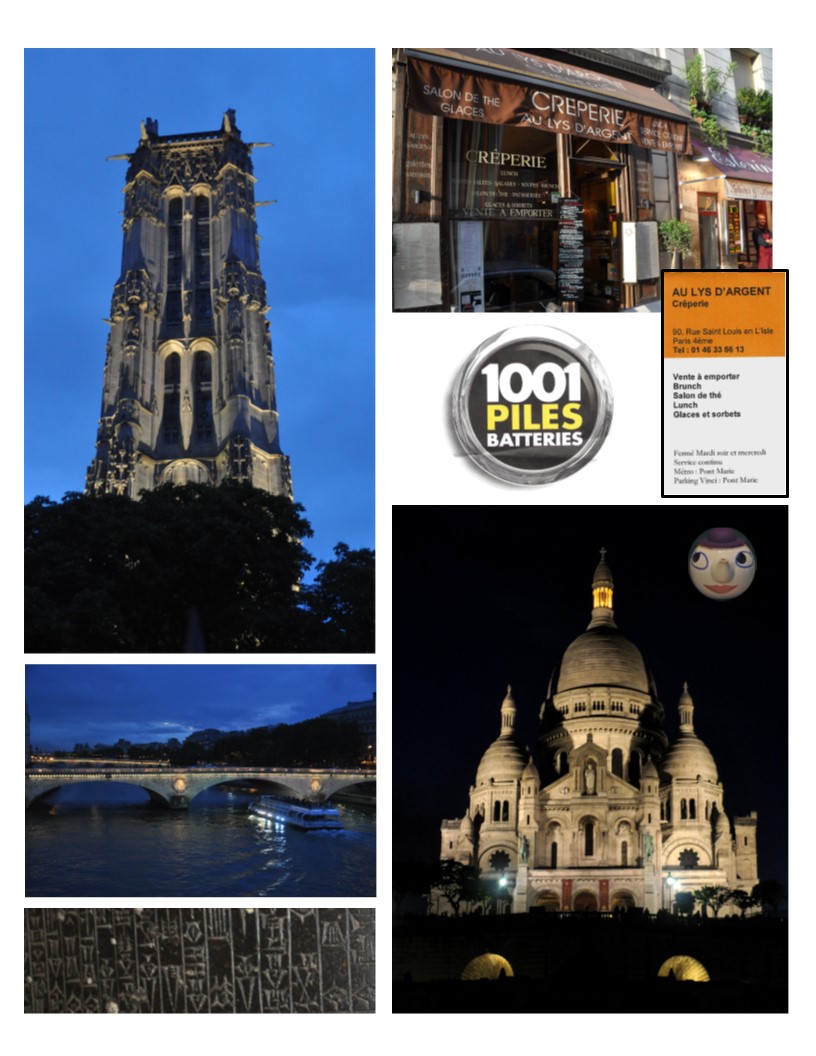 Night Images of Notre Dame & Sacre Coeur, Paris