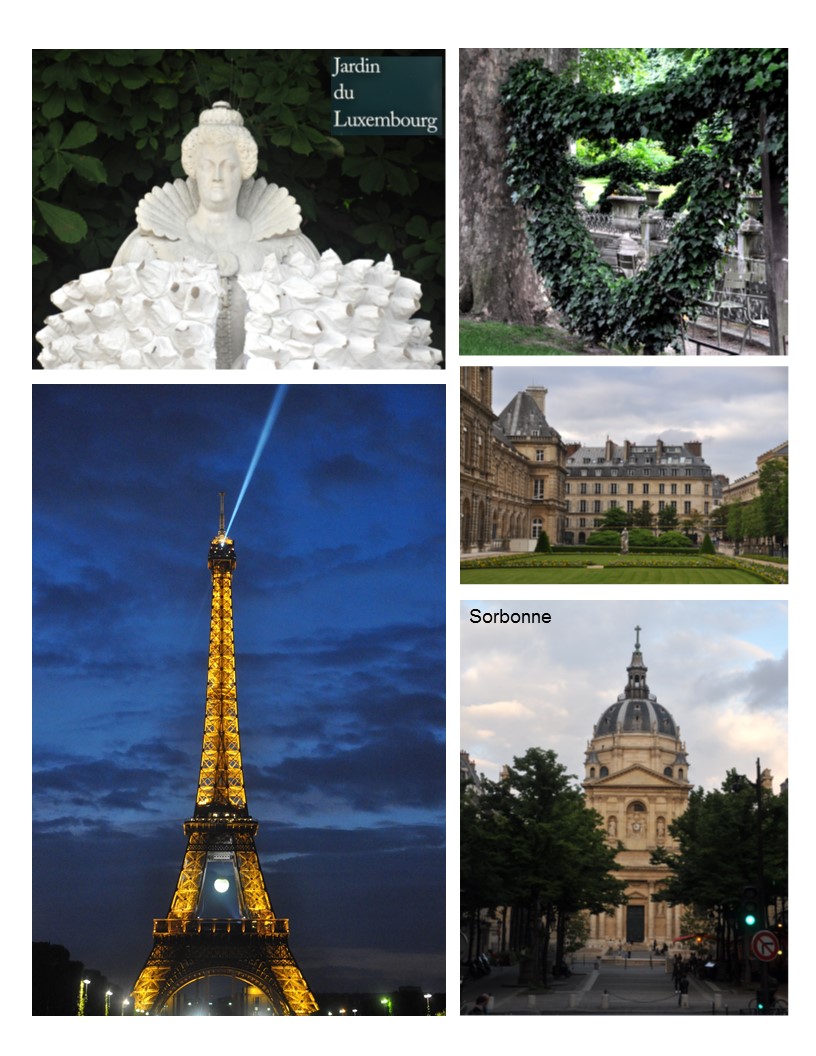 Jardin du Luxembourg & Eiffel Tower, Paris