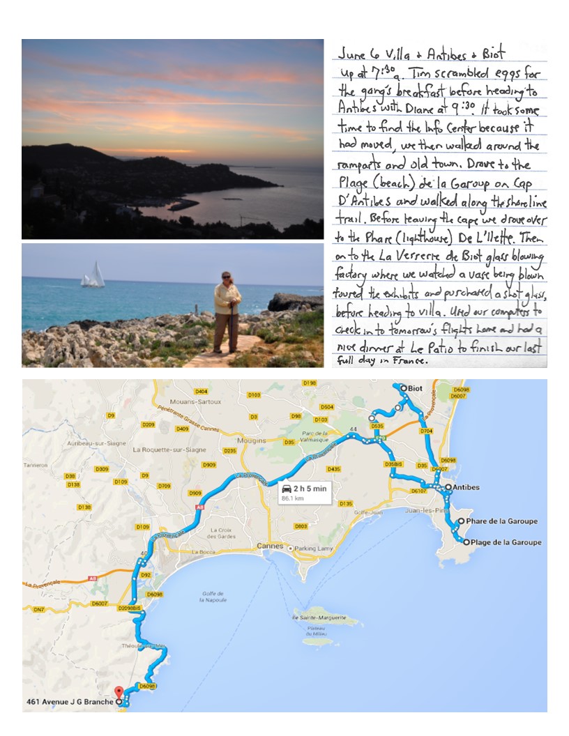 Road to Antibes, France