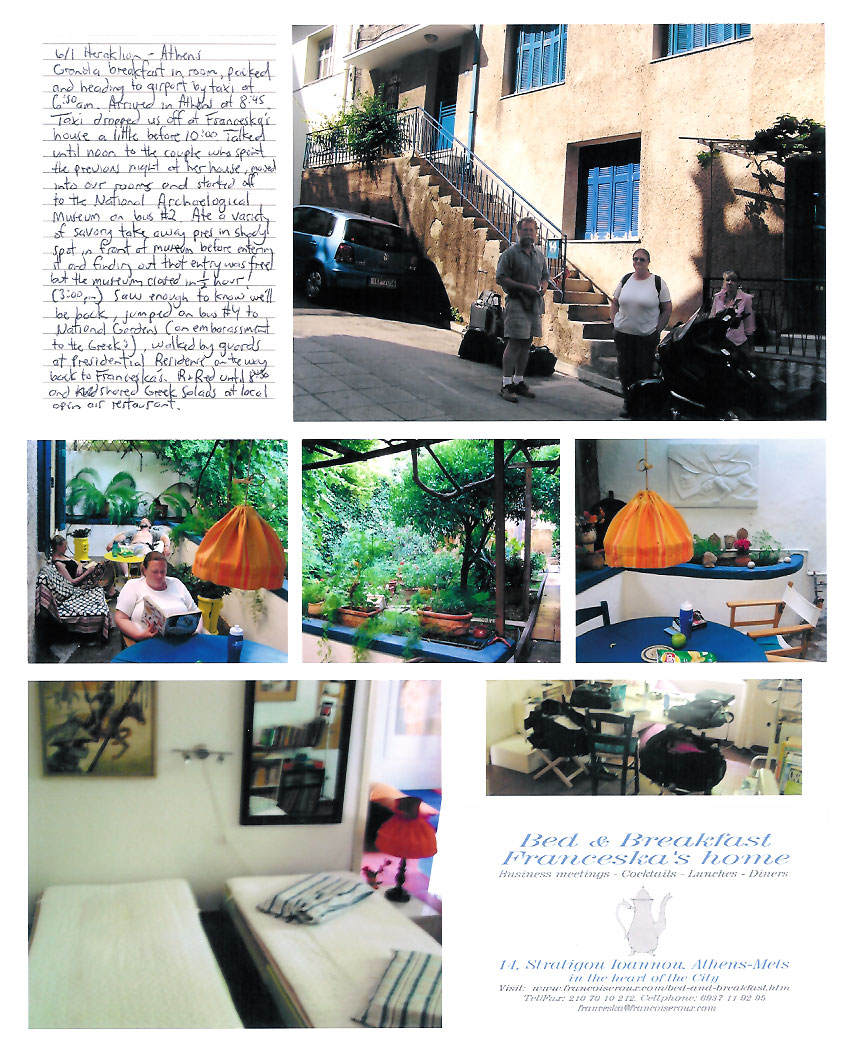 Franceska's Home, Athens, Greece