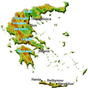 Greece map
