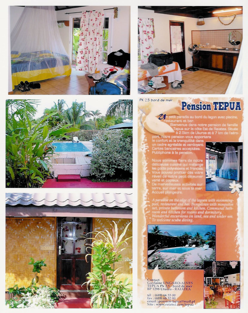 Pension Tepua, Raiatea