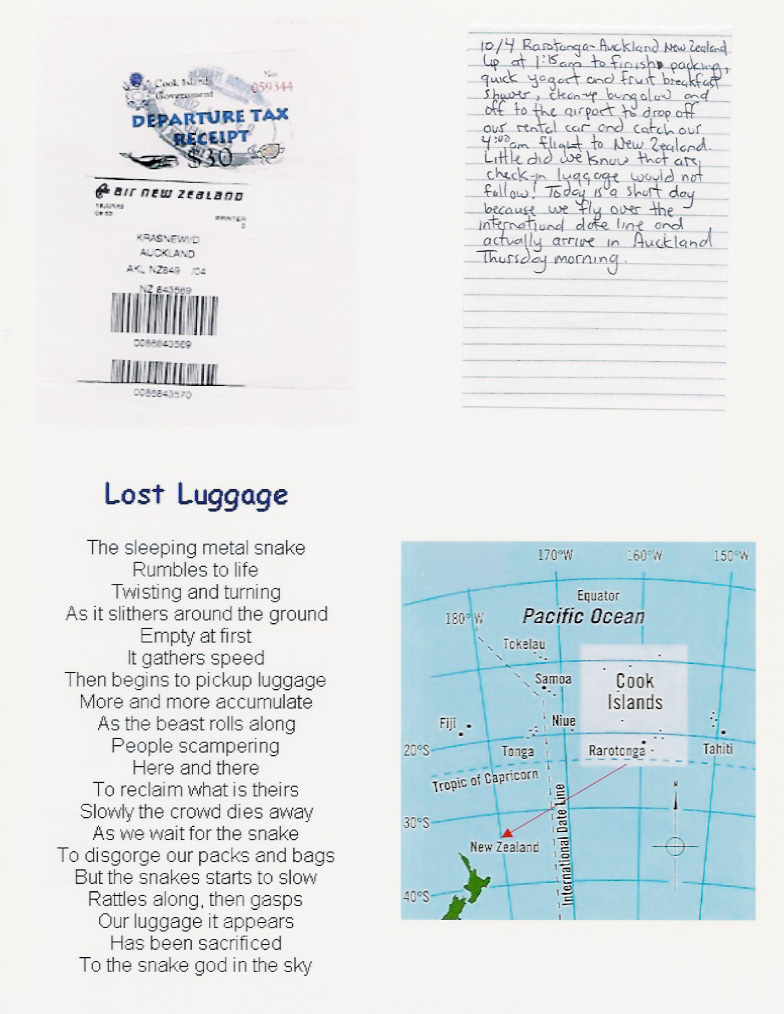 Rarotonga to Auckland, New Zealand