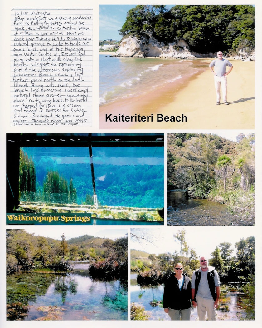 Kaiteriteri Beach and Waikoropupu Springs
