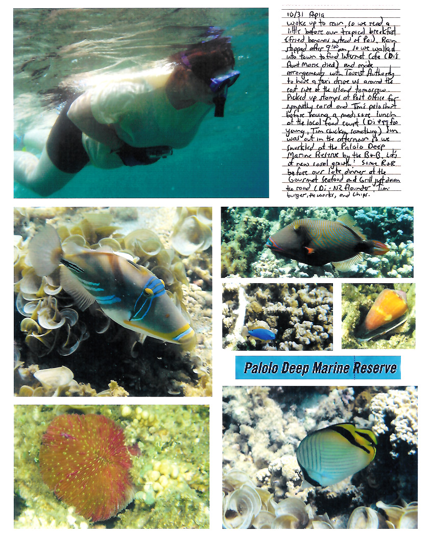 Palolo Deep Marine Reserve, Samoa