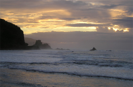 American Samoa sunrise Alega beach
