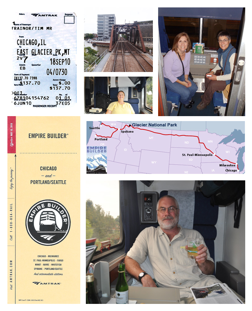 Empire Builder from Chicago's Union Station