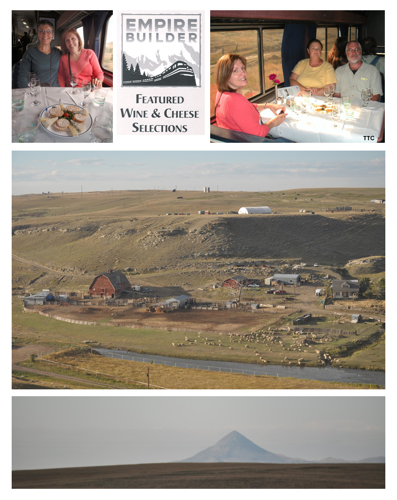 Amtrak's Empire Builder heading to Glacier NP