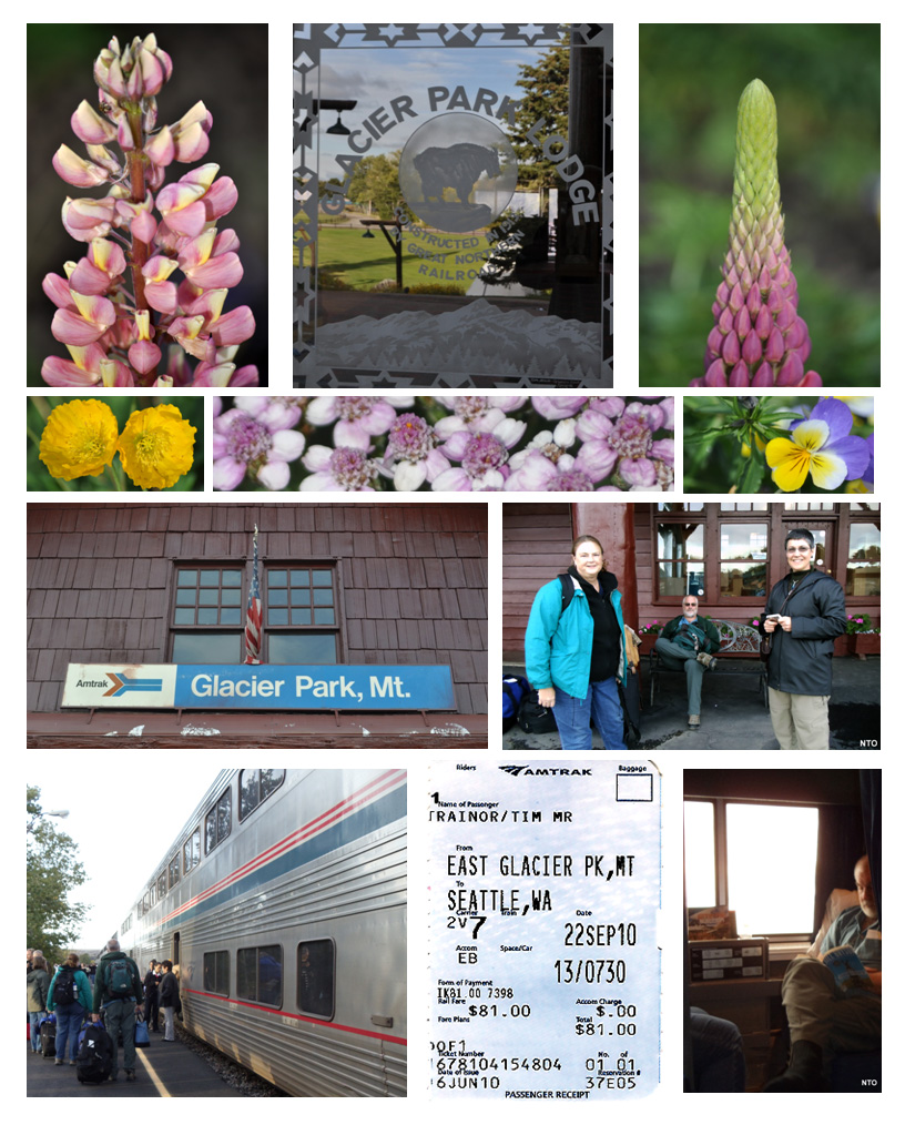 Amtrak's Empire Builder from Glacier Park