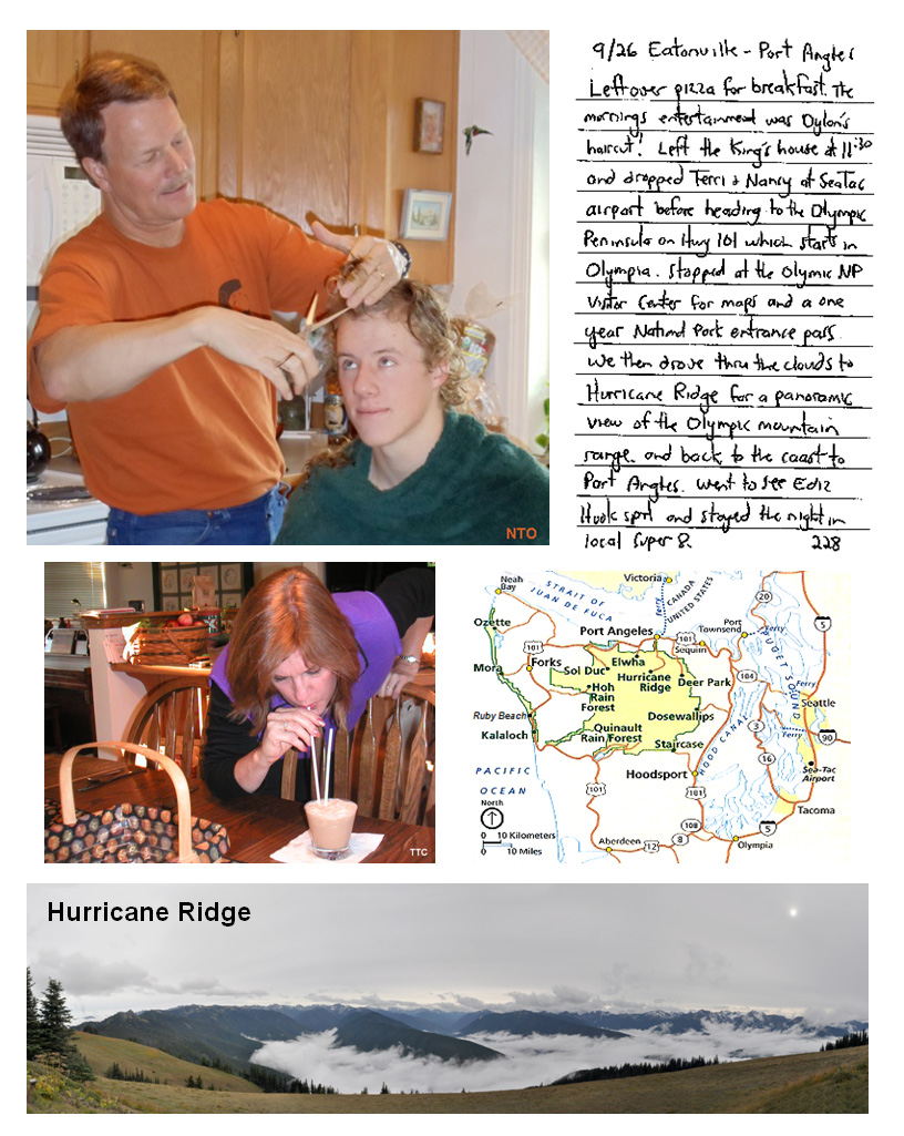 Eatonville to Port Angeles, Washington