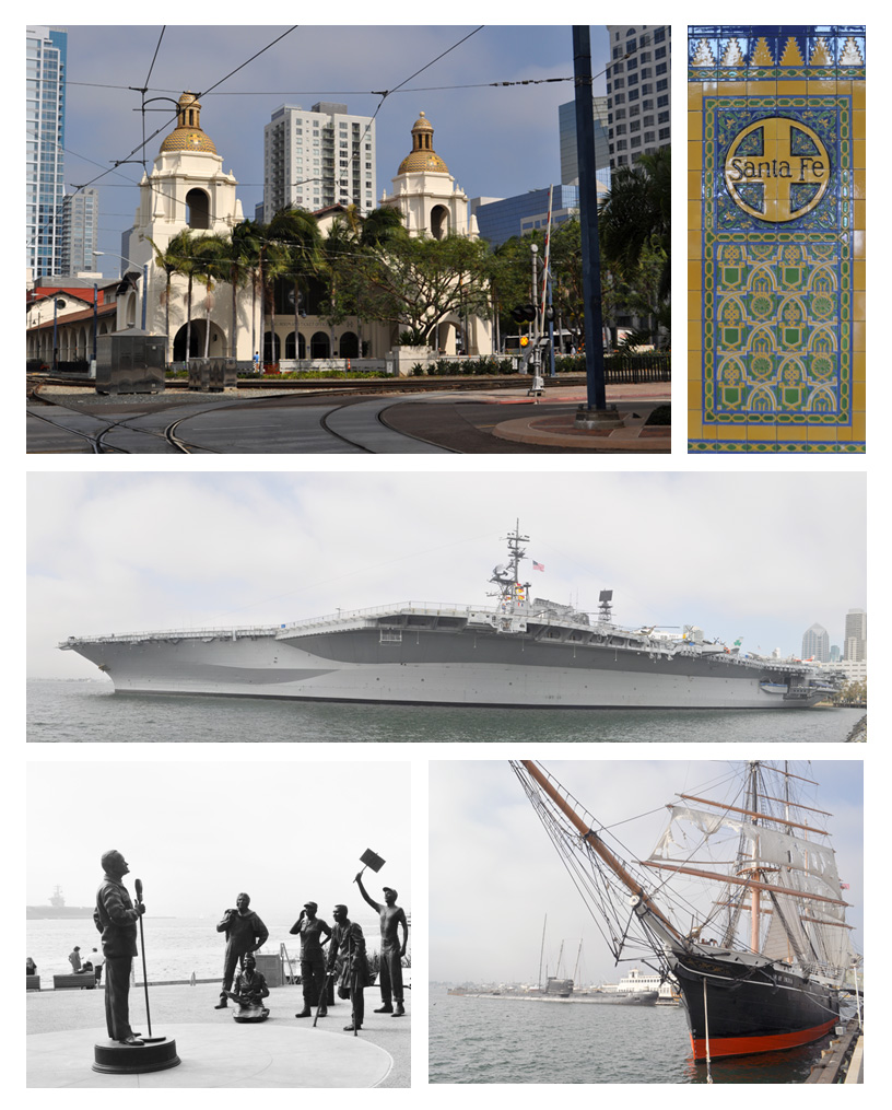 San Diego Train Station & Wharf